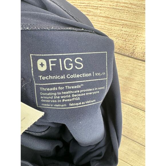 Figs Maternity Technical Scrub Pants Womens XXL/P Navy Blue PO# 2471 - Picture 8 of 10